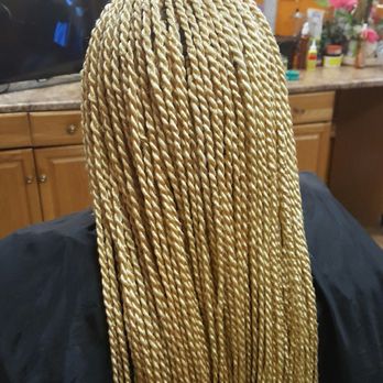 blonde braids